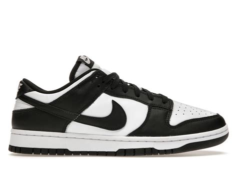 nike dunks zwart wit low